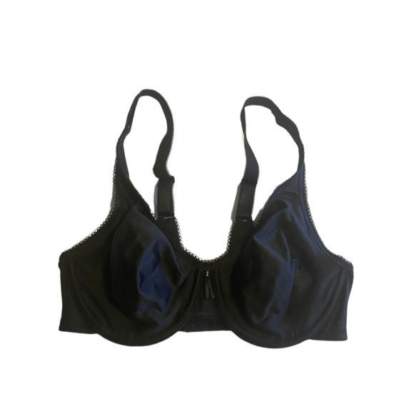 Wacoal Basic Beauty Full Figure Seamless Underwire Bra 34C Black 855192 - Picture 1 of 3